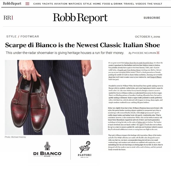 *NIB* $650 Pastori DI BIANCO Italian Derby US 9 M BISON Leather * add $15 Trees main image 4